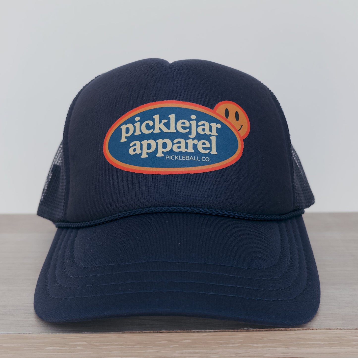 KIDS HAT: PICKLEBALL NAVY FOAM TRUCKER HAT