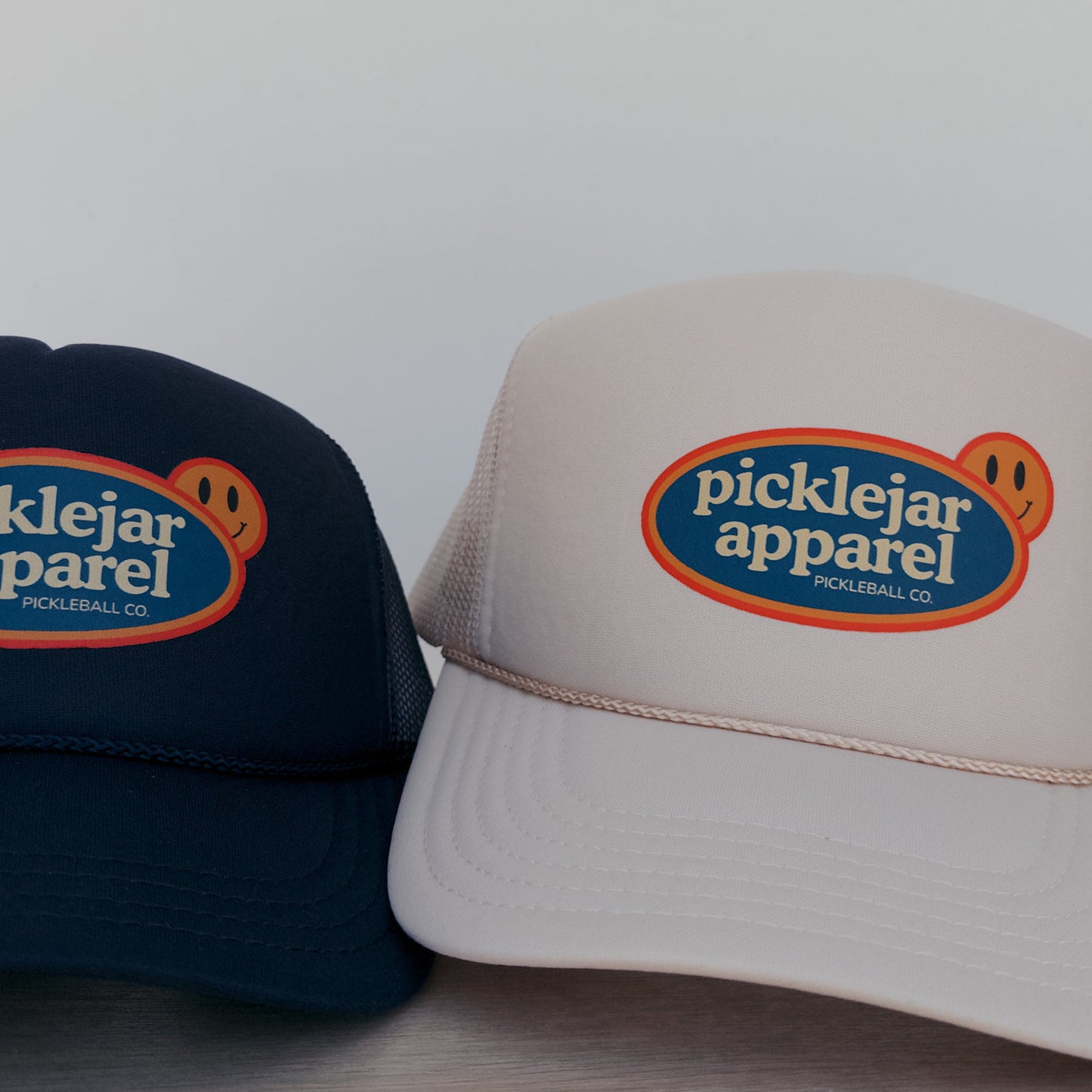 KIDS HAT: PICKLEBALL NAVY FOAM TRUCKER HAT