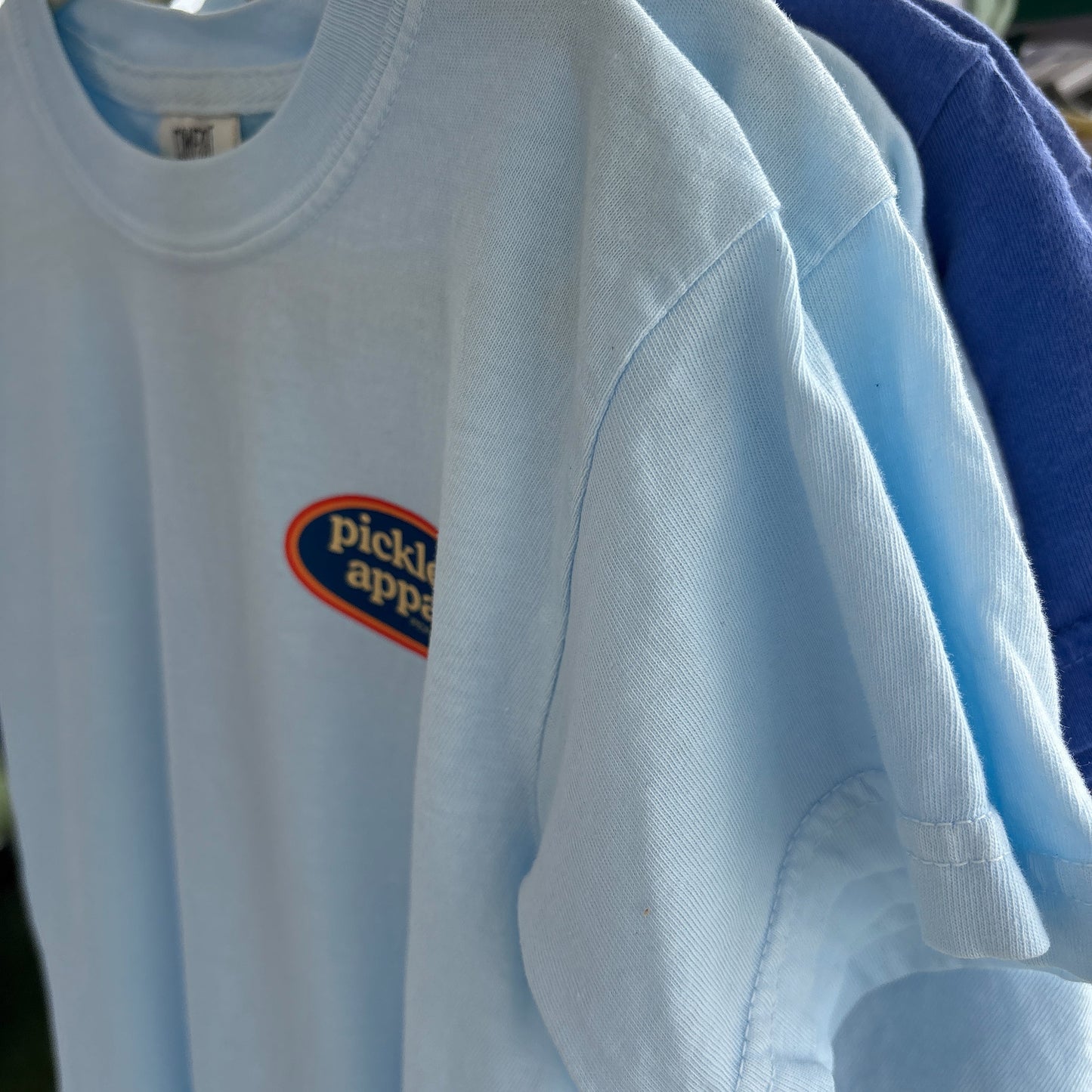 Kids Tee - Baby Blue Smiley Face Graphic Tee Shirt