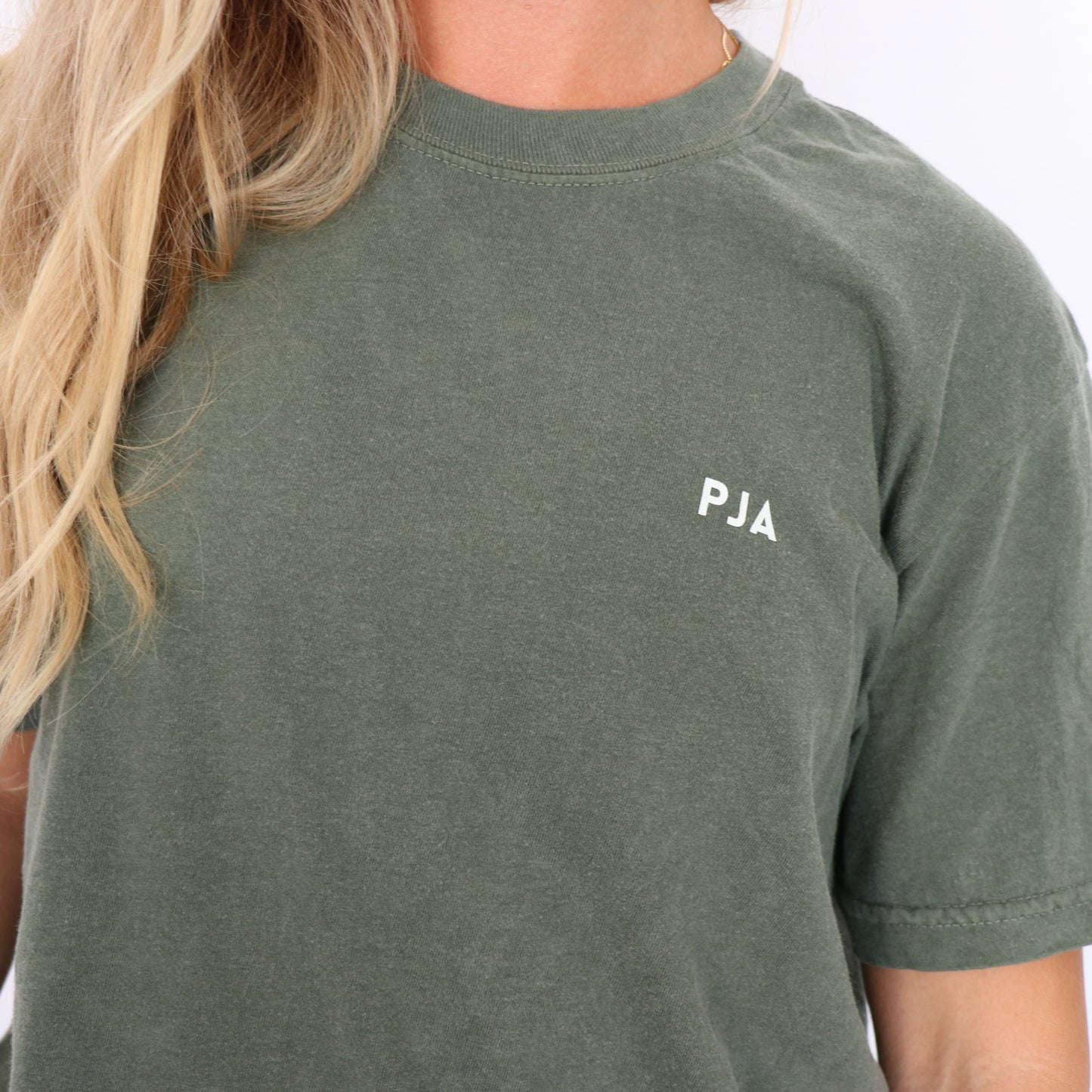 Olive PJA Graphic Tee